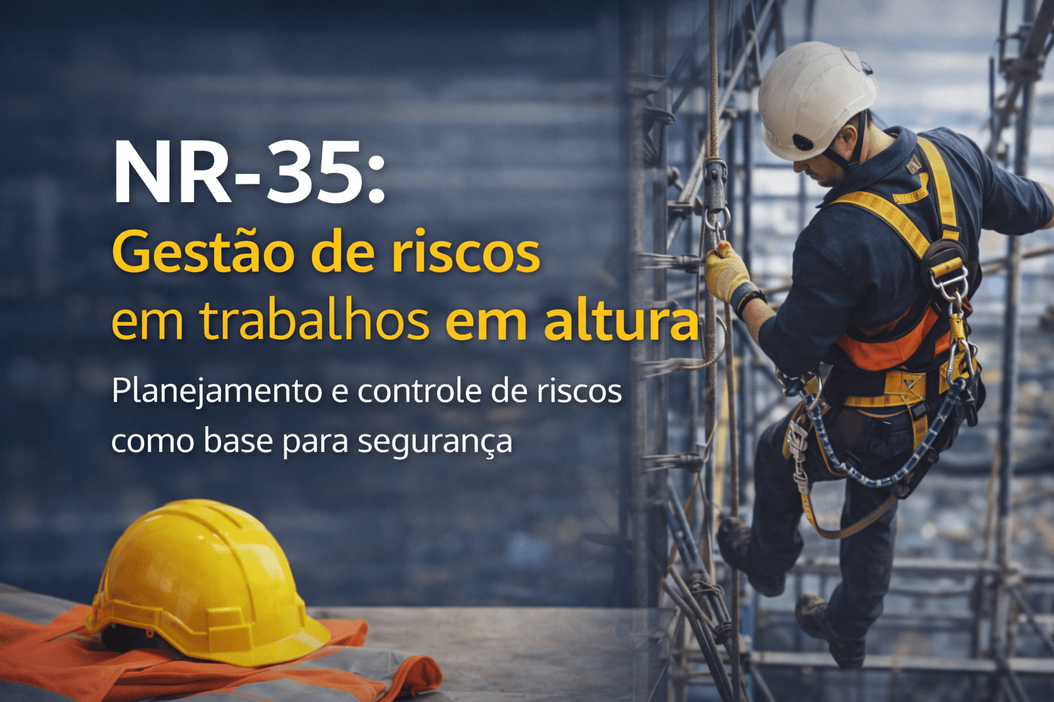 NR-35: gestão de riscos em trabalhos em altura
